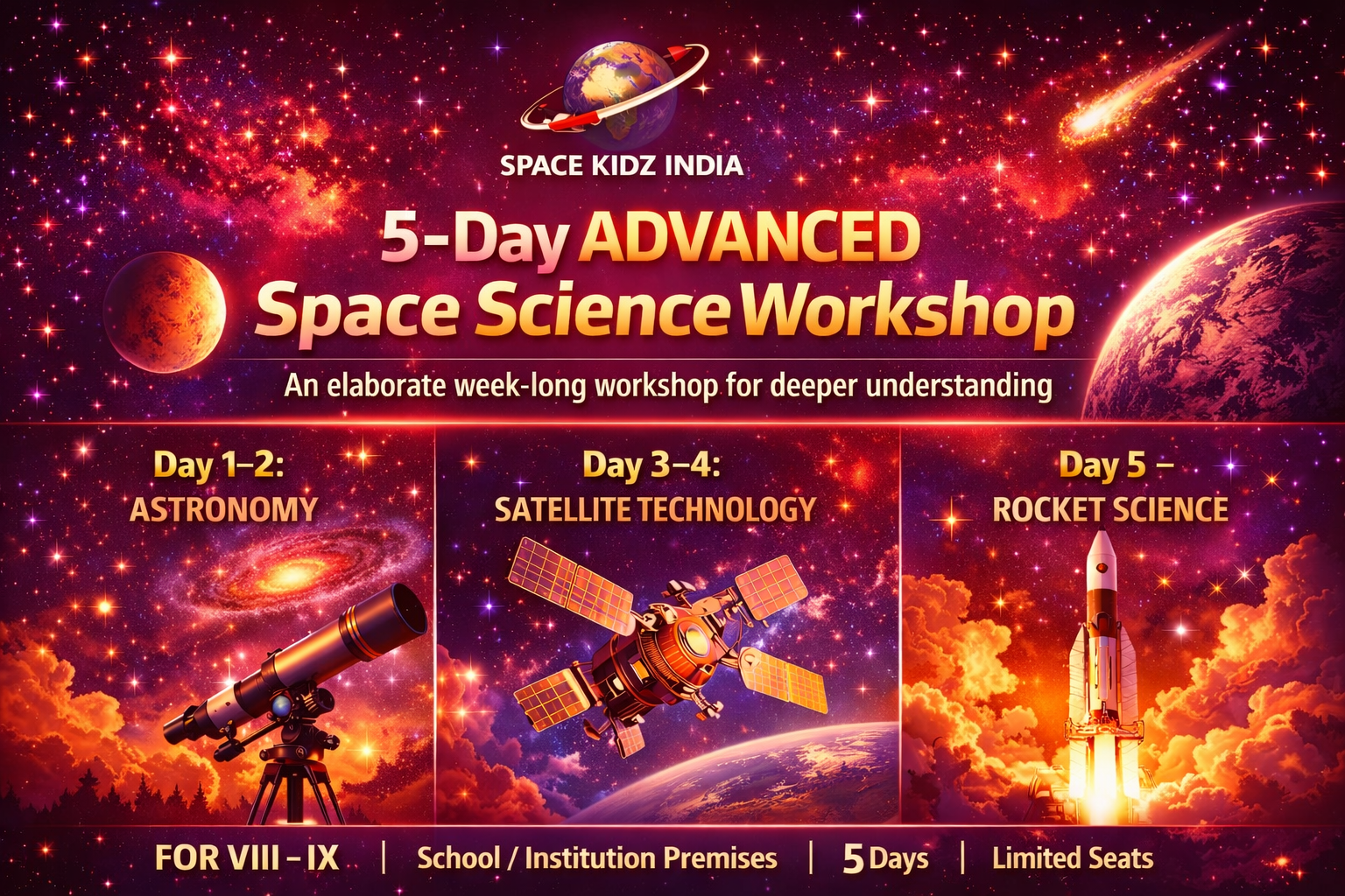 5-Day Advanced Space Science Workshop